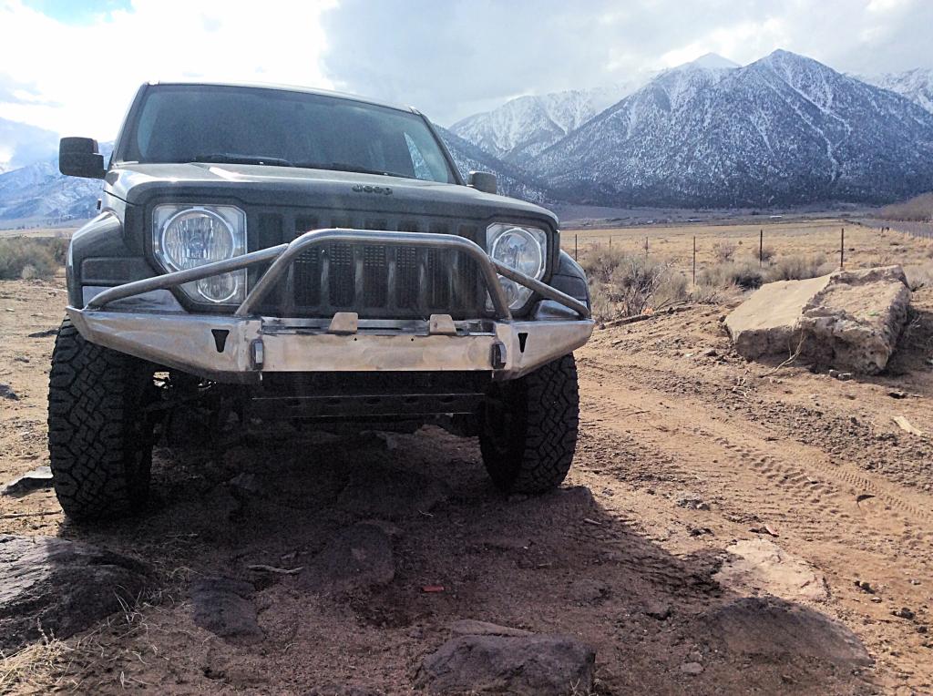 Winch Bumper for 0812 Jeep Liberty KK At The Helm Fabrication