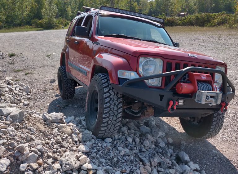 Winch Bumper for 0812 Jeep Liberty KK At The Helm Fabrication