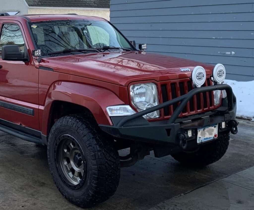 Winch Bumper for 0812 Jeep Liberty KK At The Helm