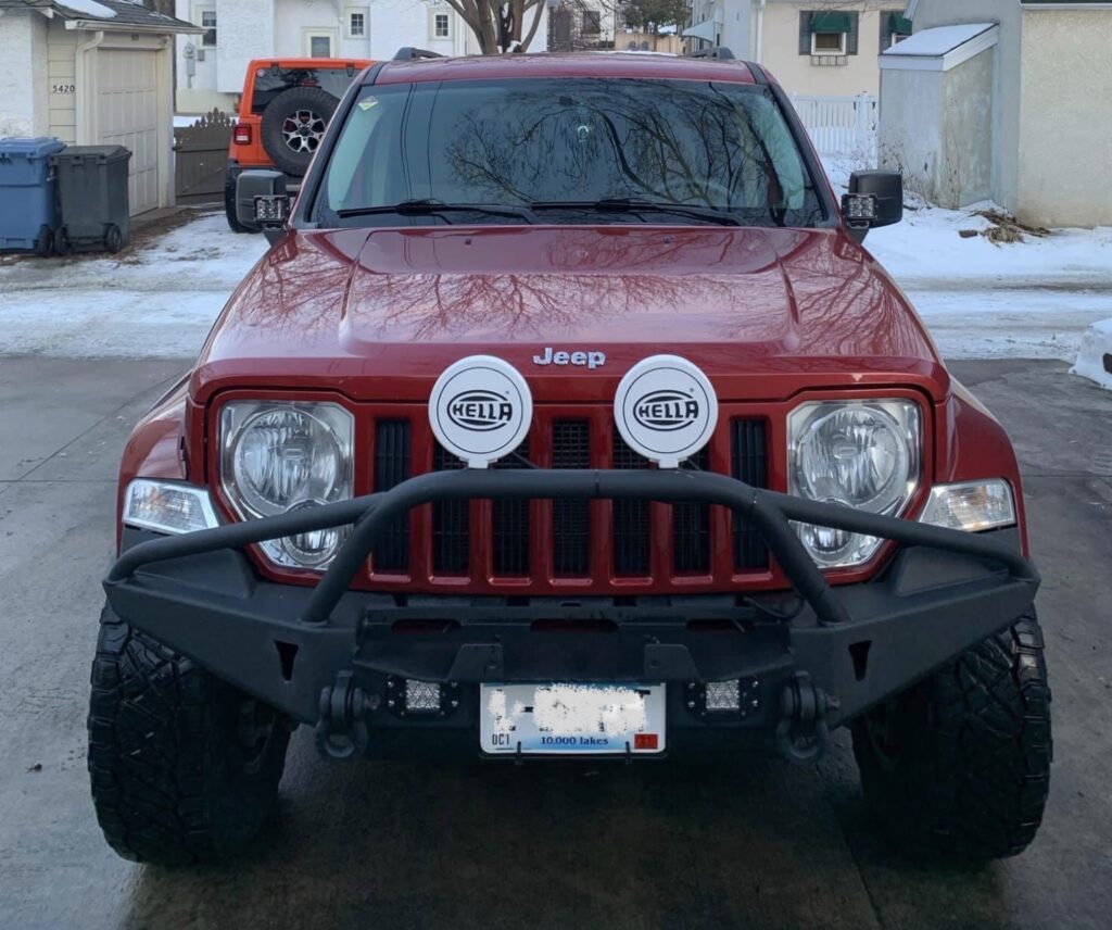 Winch Bumper for 0812 Jeep Liberty KK At The Helm